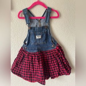 OshKosh B’Gosh valentine overall dress